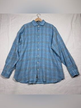 Calder Carmel Mens Linen Button Up Shirt Size XL Limited Edition 1/200